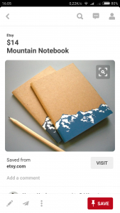 mountain notebook 